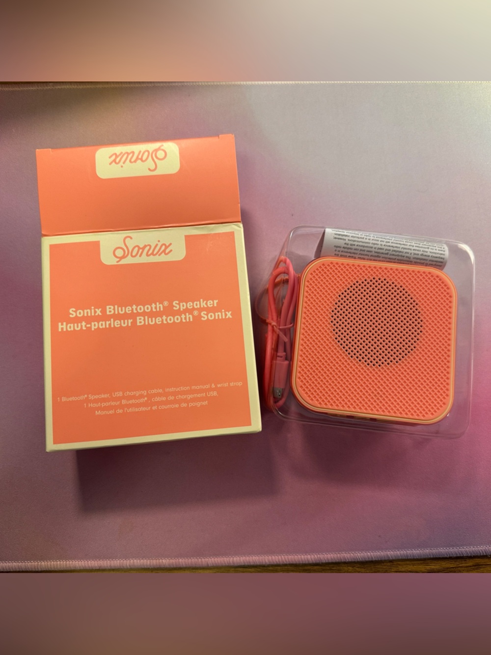 Sonix Coral Portable Bluetooth Speaker - Compact Wireless Audio
